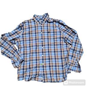 Johnnie- O Hanging Out Men's XL Plaid Button Down Shirt Long Sleeve